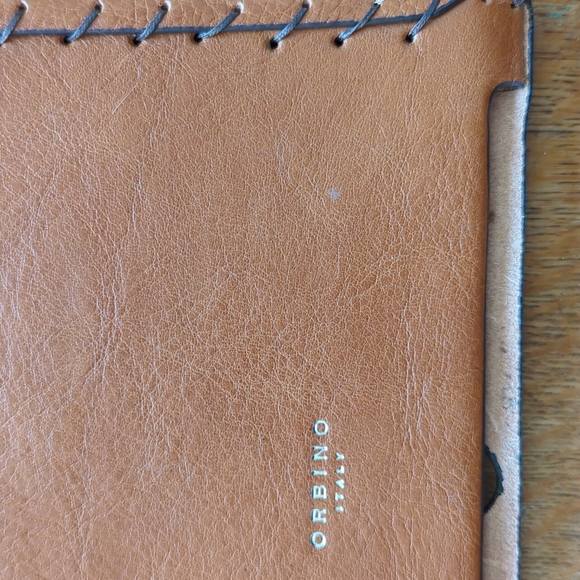 NWOT handmade orbino leather iPad case - Picture 3 of 5